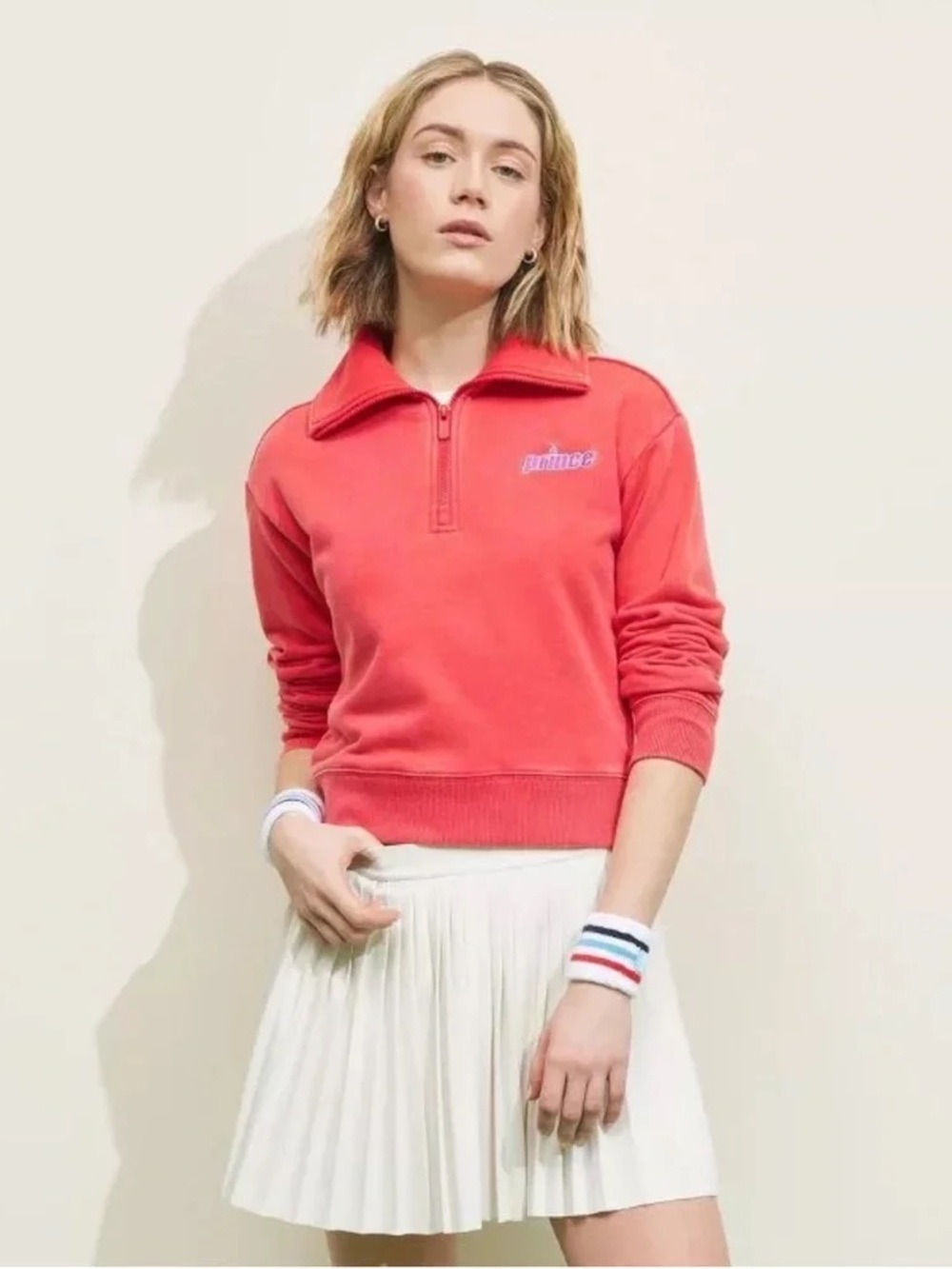 Prince x Target Pickleball French Terry 1/4 Zip Pullover